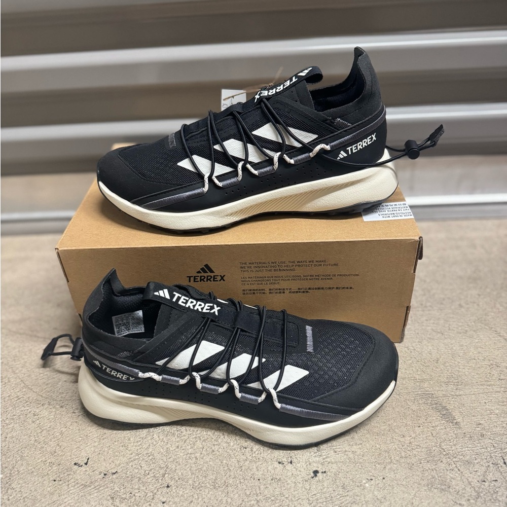 Adidas Terrex Black and White Trail Shoes